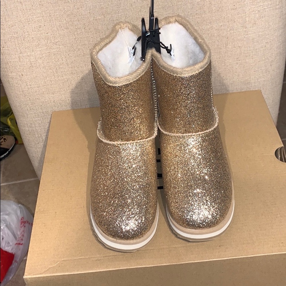 Girls Glitter Boots